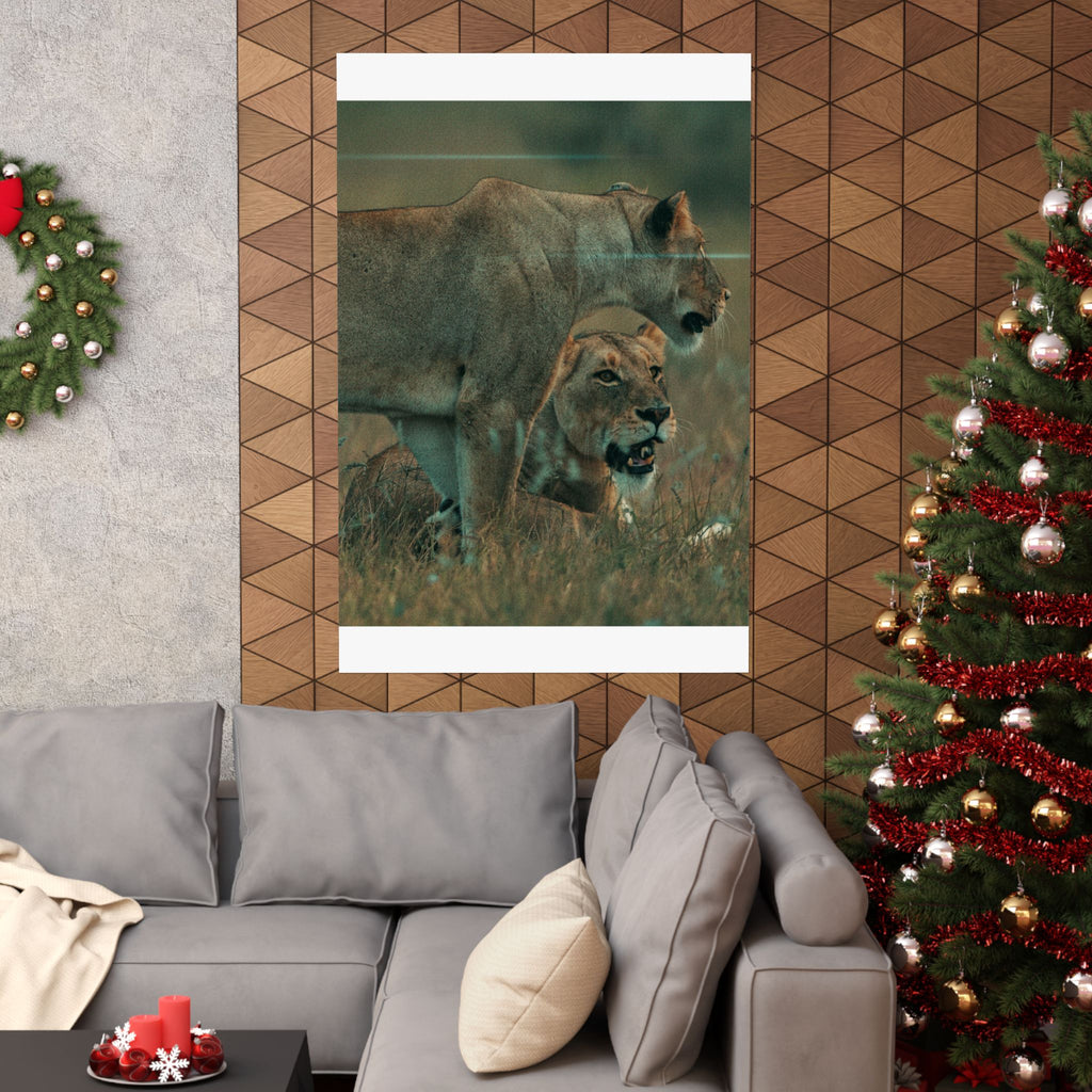 Cinematic — Lions — Matte Poster