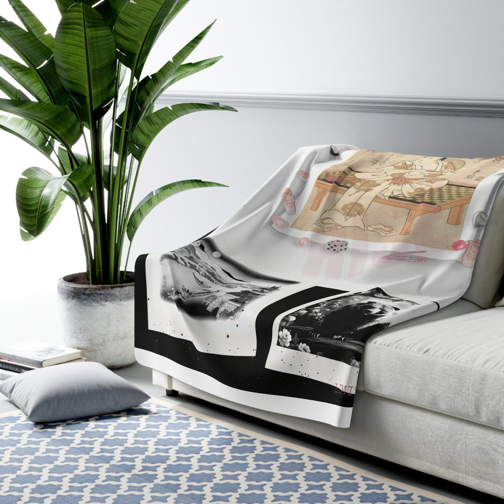 Clothing Collage Throw Blanket