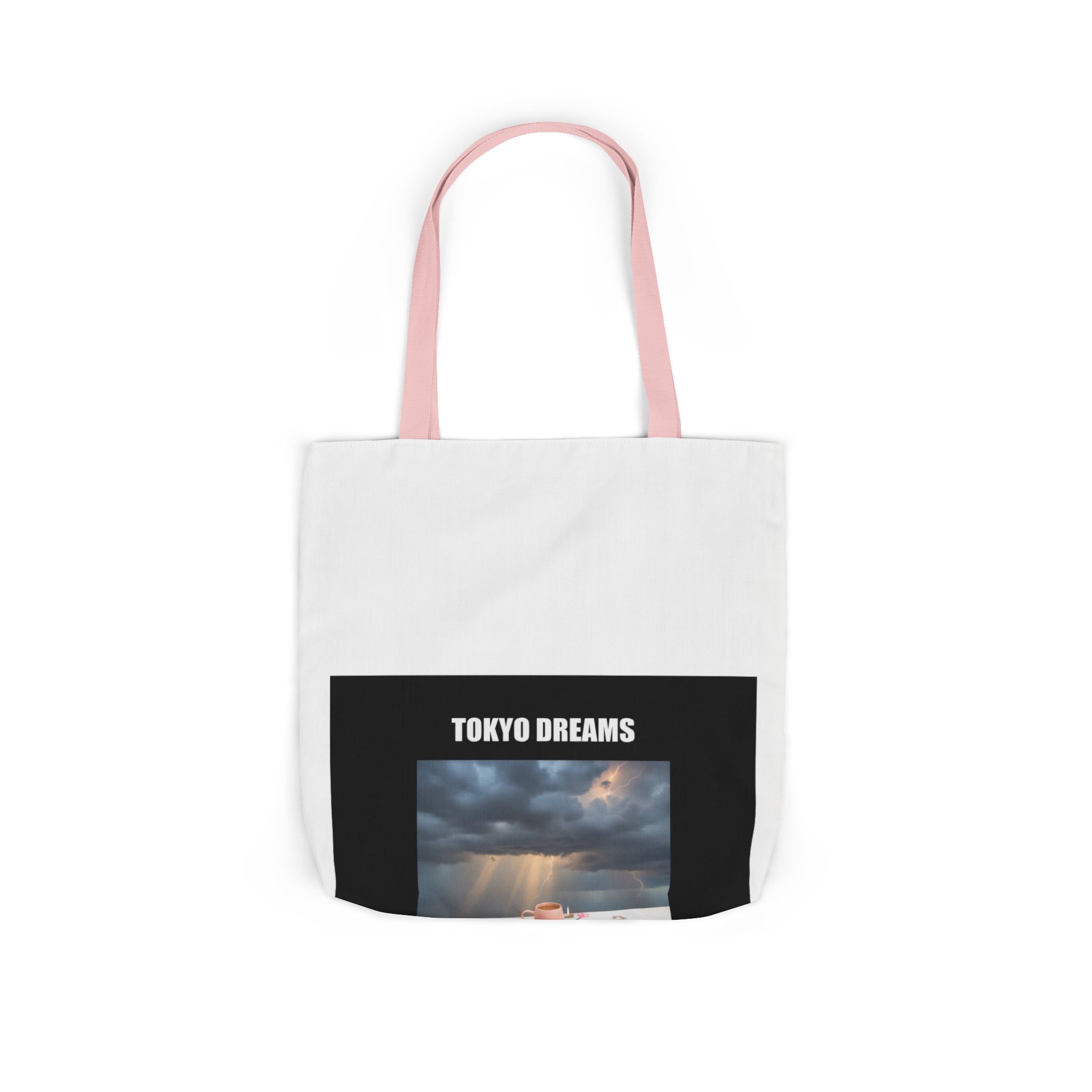 TOKYO DREAMS Storm Sky Photo Canvas Tote Bag