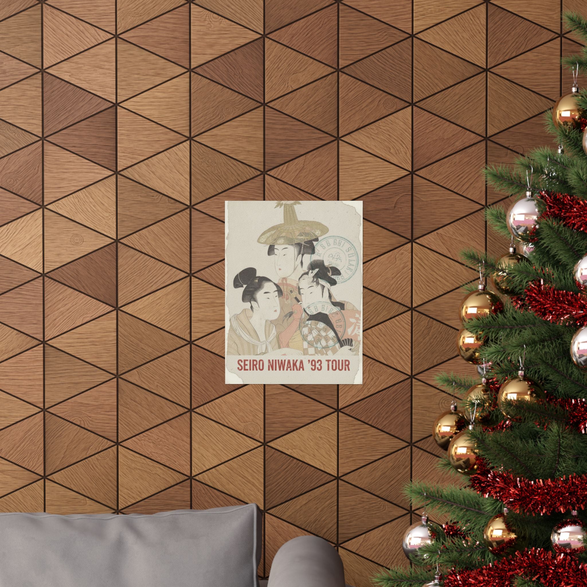 Vintage Bootleg — Seiro Niwaka Onna Geisha No Bu Tojin Shishi Sumo — Matte Poster