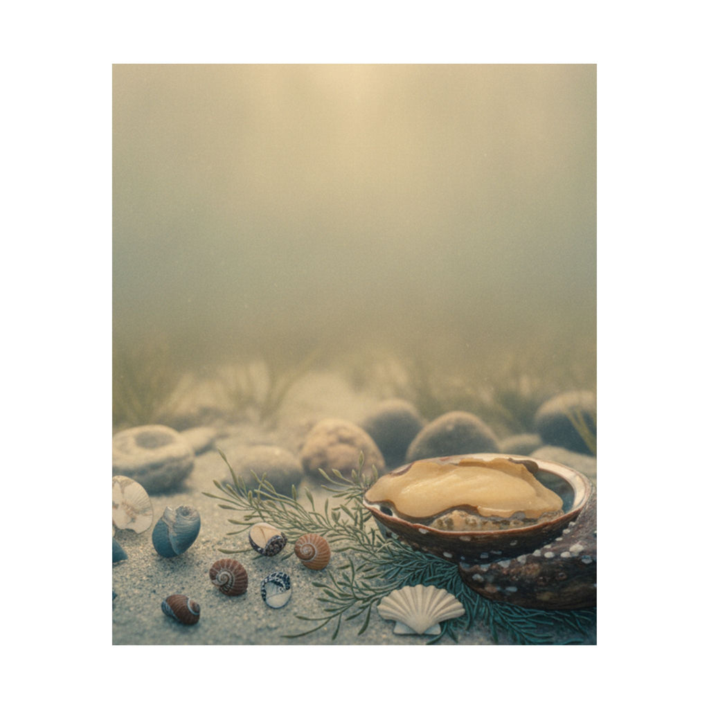 Scenic Nature — Shells Under Water — Matte Poster