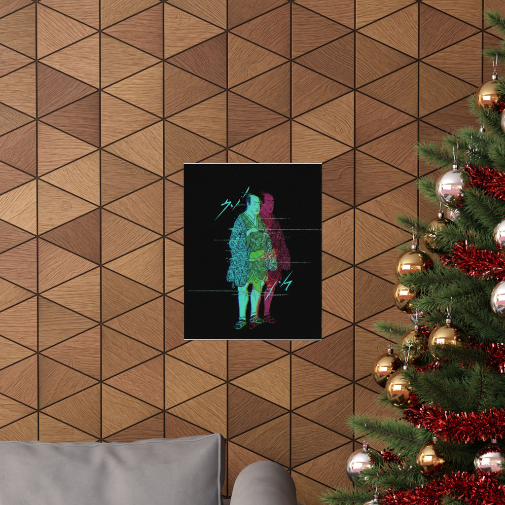 Glitch Culture — The Fourth Matsumoto Koshiro As A Man Dressed In A Short Kimono — Matte Poster
