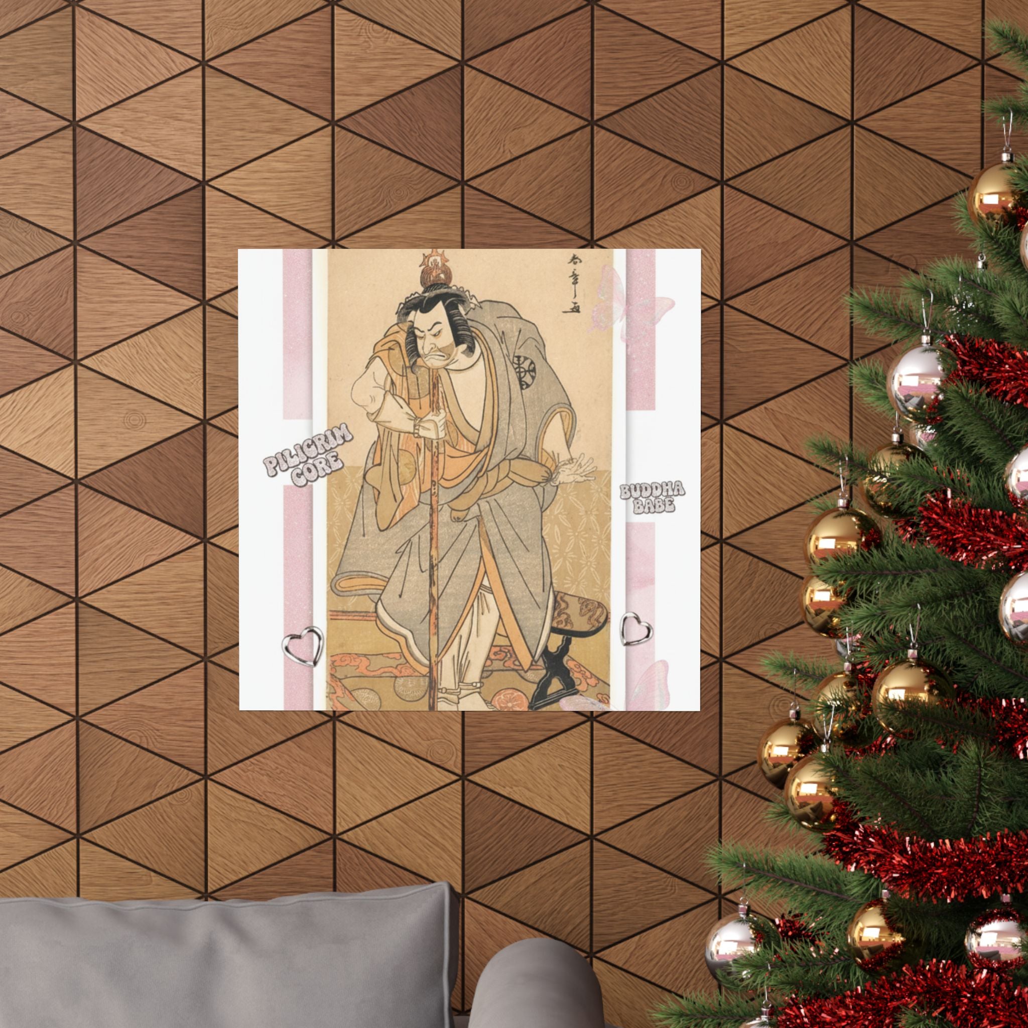 Ecommerce Main — The Actor Nakamura Nakazo As A Rokuju-Rokubu (Pilgrim To Buddhist Temple) — Matte Poster