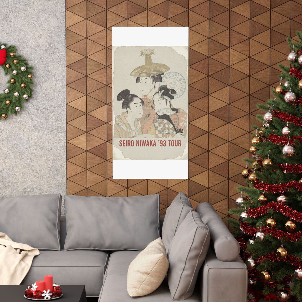 Vintage Bootleg — Seiro Niwaka Onna Geisha No Bu Tojin Shishi Sumo — Matte Poster
