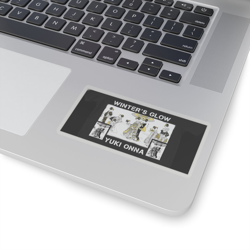 Streetwear Collage — Courtesans And Attendants Making A Giant Snowball — Kiss-Cut Sticker