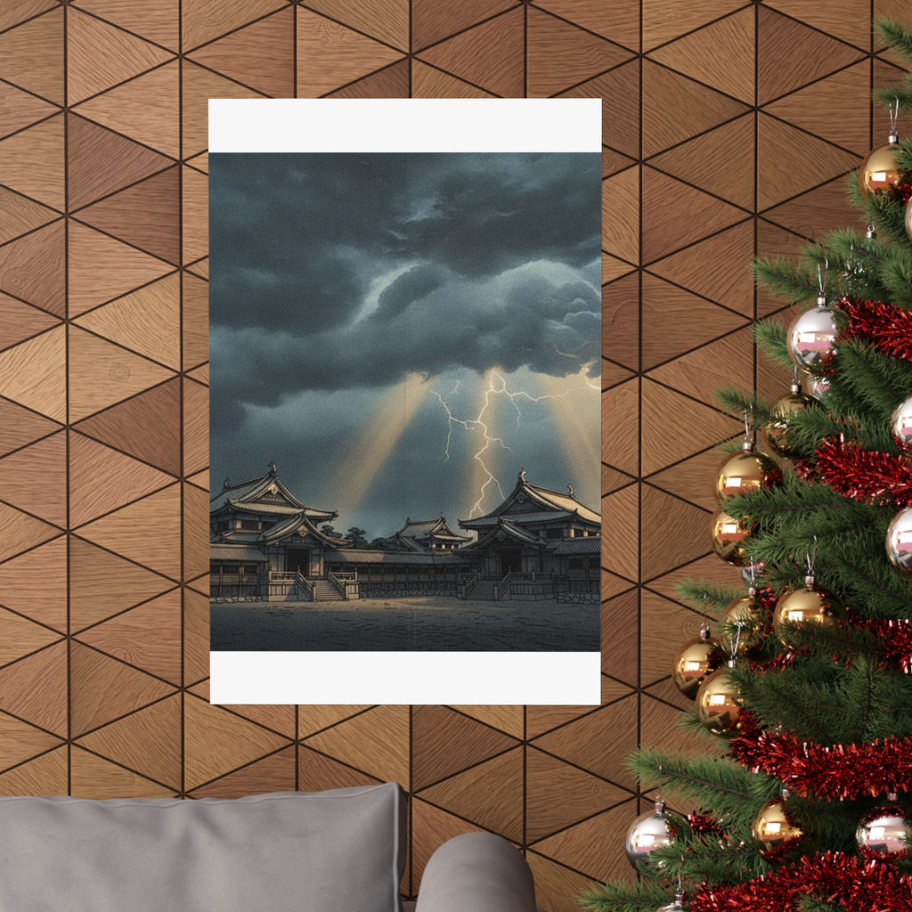 Dramatic Storm — The Inner Palace Of Chiyoda (Chiyoda No Ōoku) — Matte Poster