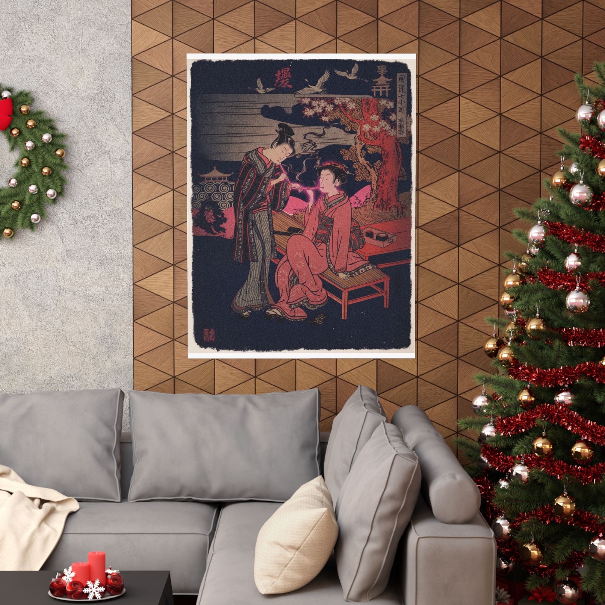Japanese Street — Sotoba; One Of Seven Komachi — Matte Poster