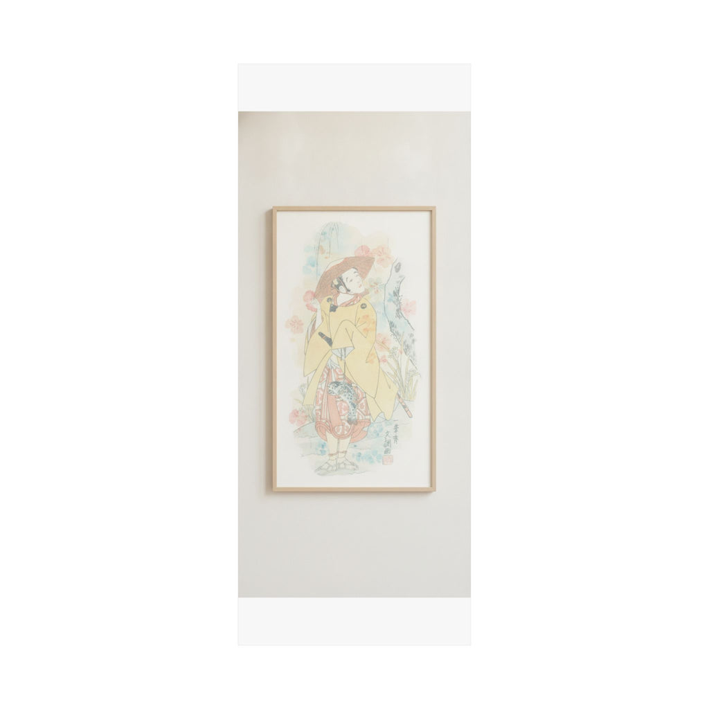 Watercolor — Arashi Otohachi I — Matte Poster