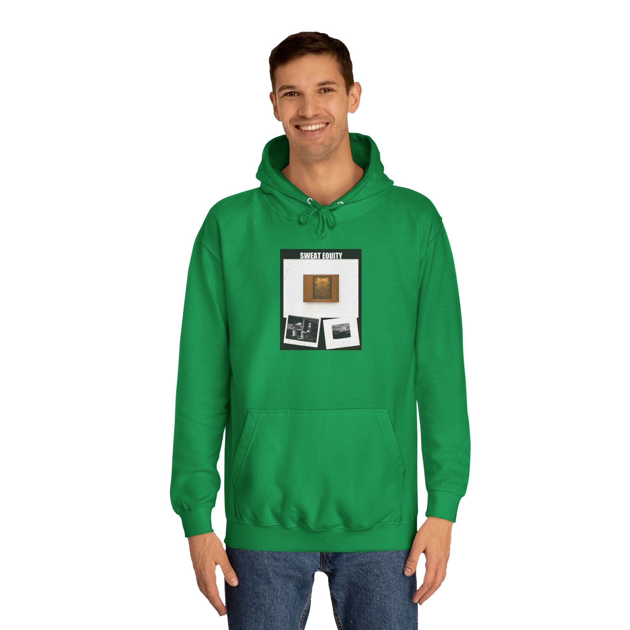 Sweat Equity Photo Collage Poster Pullover Hoodie
