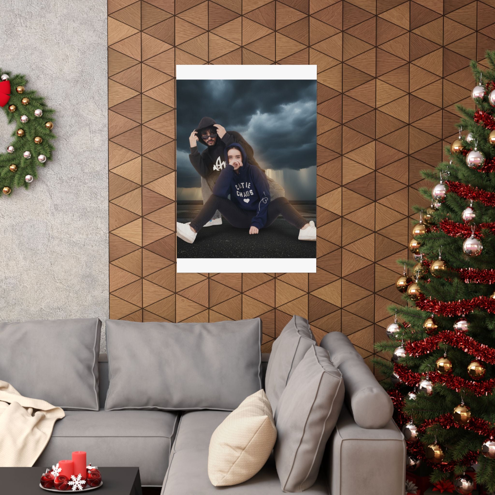 Dramatic Storm — People — Matte Poster