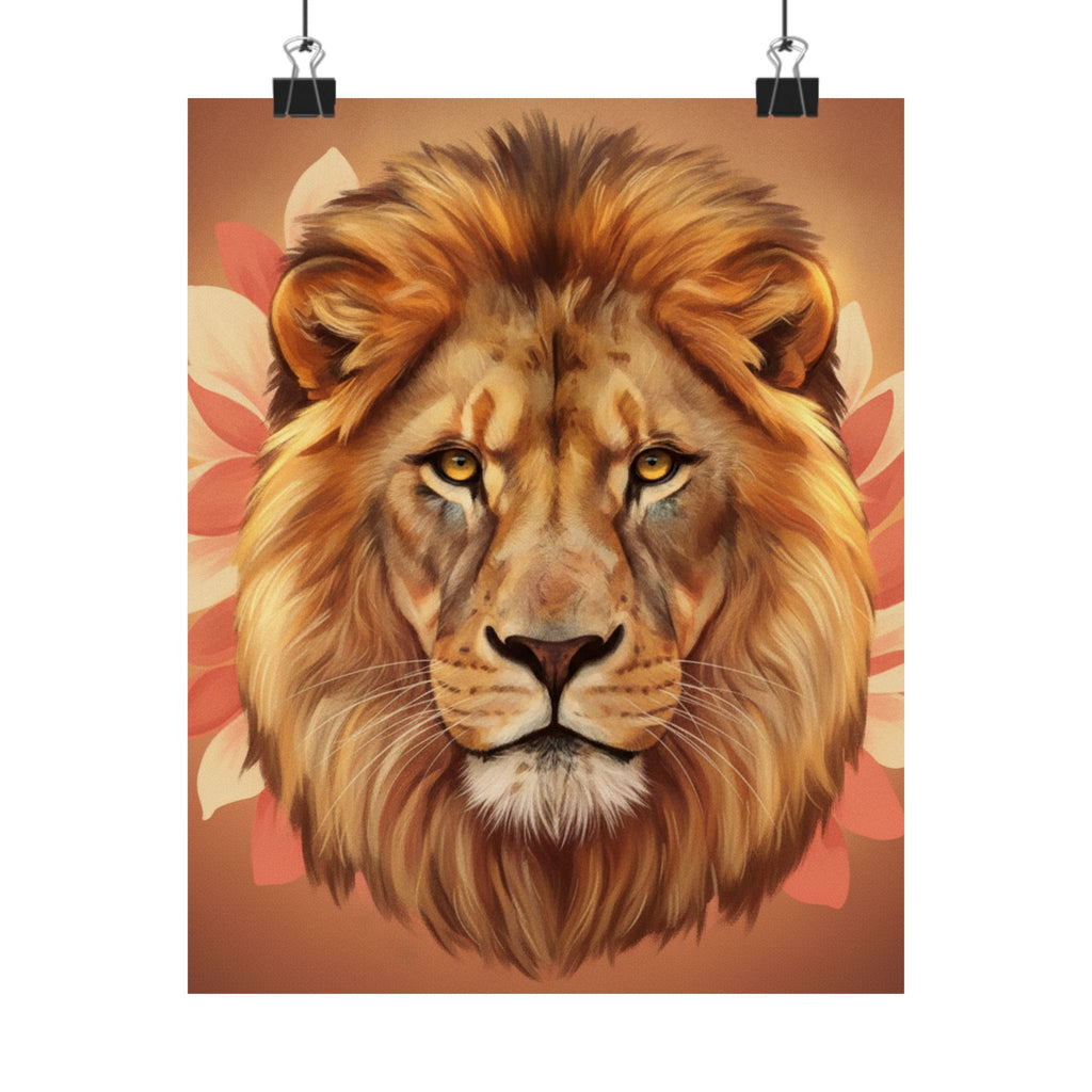 Southern Sunset — Lion — Matte Poster