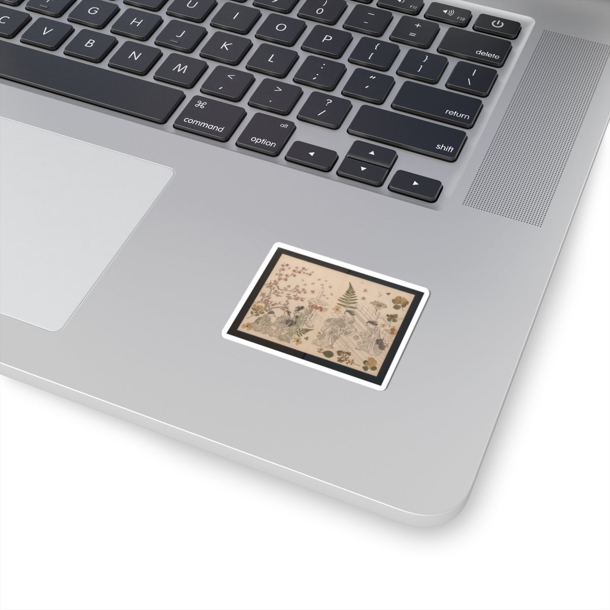 Botanical — True Reflections On The Life And Manners Of A Woman (Ehon Masukagami) 絵本十寸鏡 — Kiss-Cut Sticker
