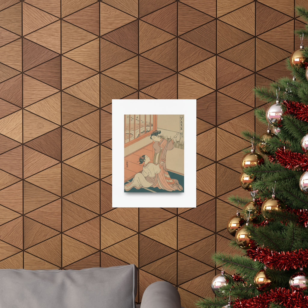 Ecommerce Main — The Flying Down Of Wild Geese At Yoshiwara — Matte Poster