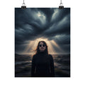 Dramatic Storm — Person — Matte Poster
