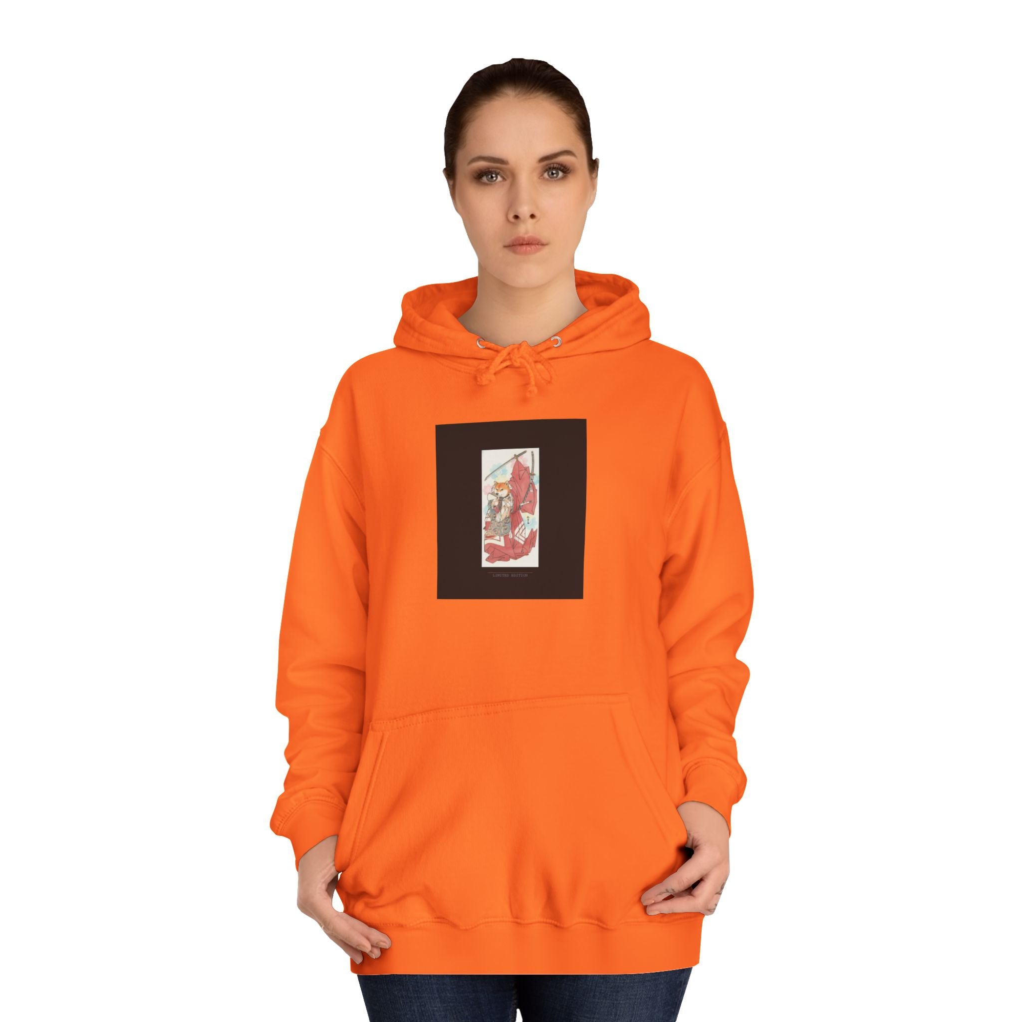 Limited Edition Fox Samurai Ukiyo-e Graphic Hoodie