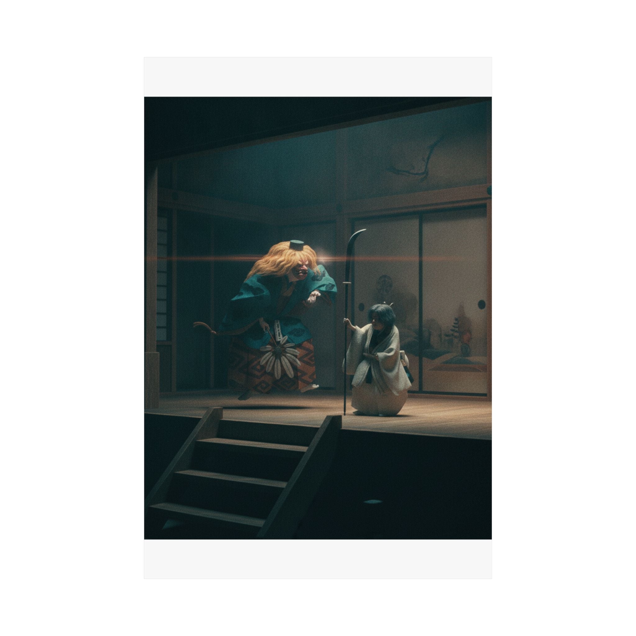 Cinematic — Scene From Noh Dance — Matte Poster