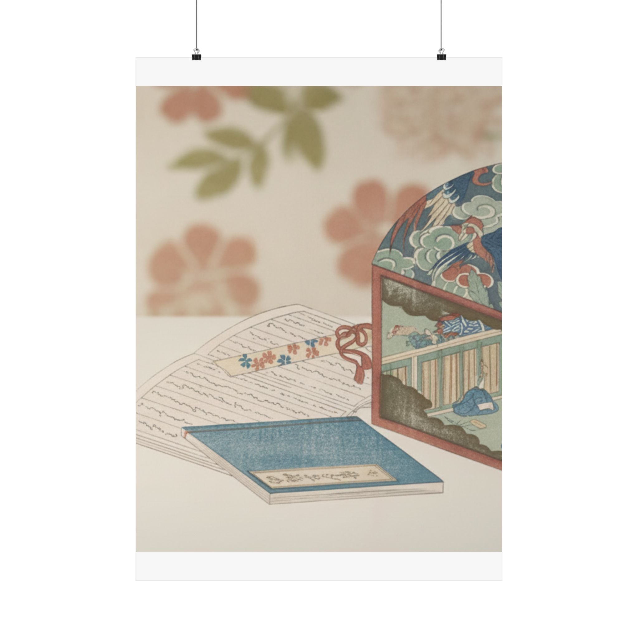 Product Marketing — Box And Books — Matte Poster