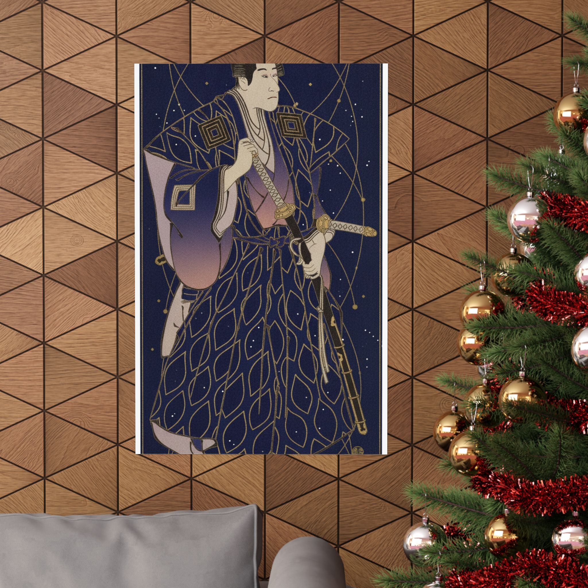Celestial — Ichikawa Danjuro Vi As Funa Bansaku,Son Of Fuwa Banzayemon — Matte Poster
