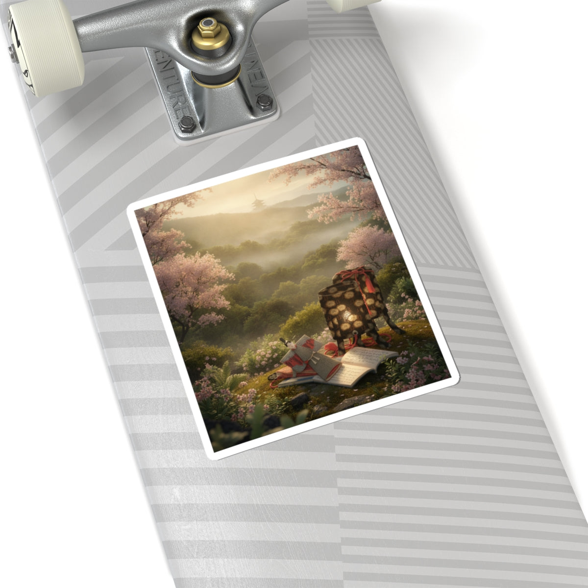 Scenic Nature — The Doll Festival, Third Day Of The Third Month — Kiss-Cut Sticker