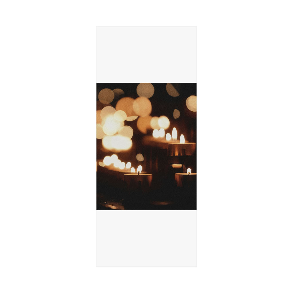 Southern Sunset — Candle — Matte Poster