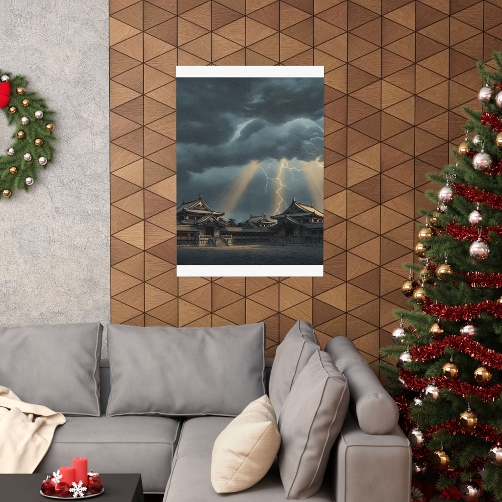 Dramatic Storm — The Inner Palace Of Chiyoda (Chiyoda No Ōoku) — Matte Poster