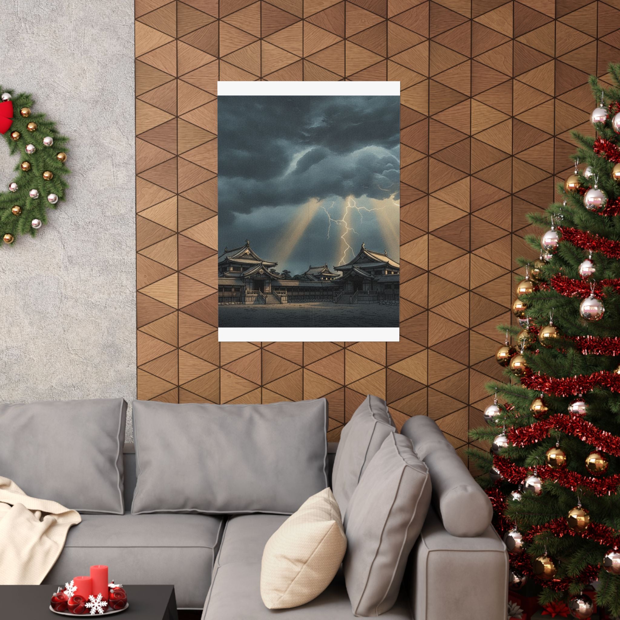 Dramatic Storm — The Inner Palace Of Chiyoda (Chiyoda No Ōoku) — Matte Poster
