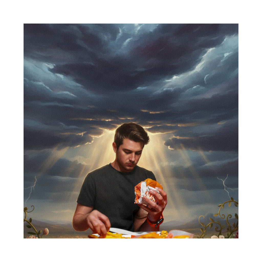 Dramatic Storm — Person — Matte Poster