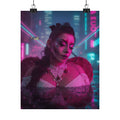 Neon Noir — Person — Matte Poster