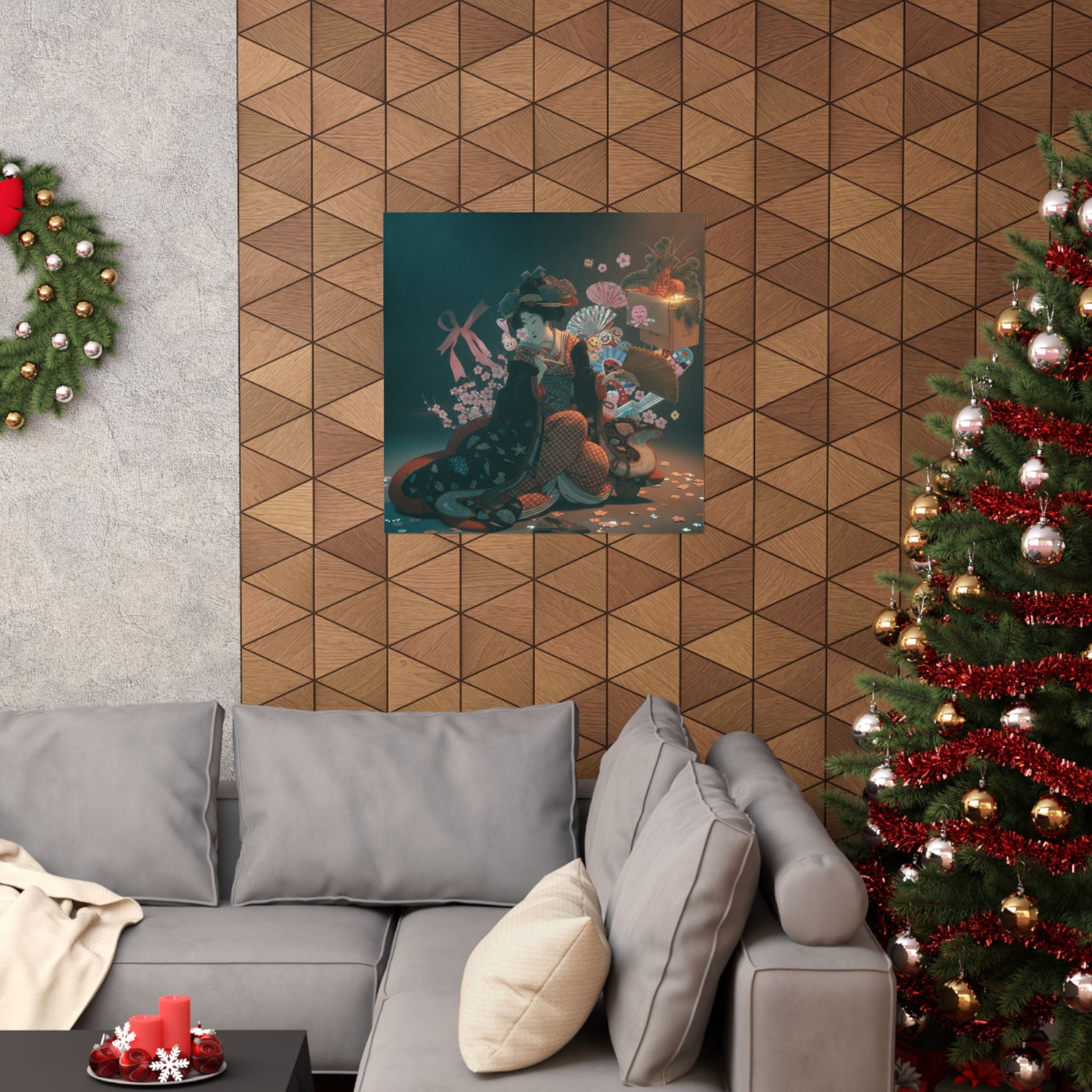 Cinematic — Courtesan And New Year Decoration — Matte Poster