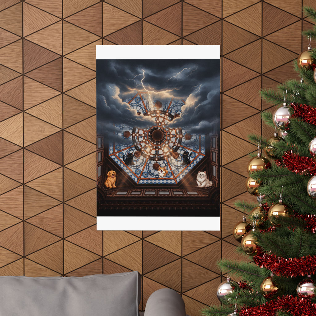 Dramatic Storm — Ceiling — Matte Poster
