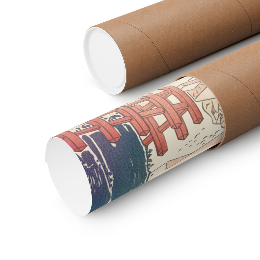 Affirmation — History Of Kamakura: Building Tsurugaoka Hachiman Shrine — Matte Poster