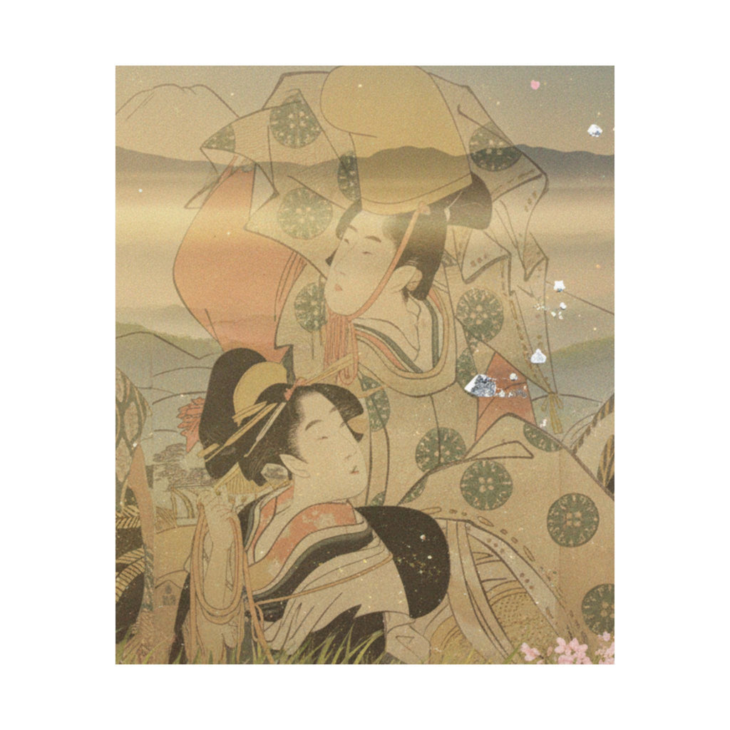 Scenic Nature — Narihira'S Journey To The East — Matte Poster