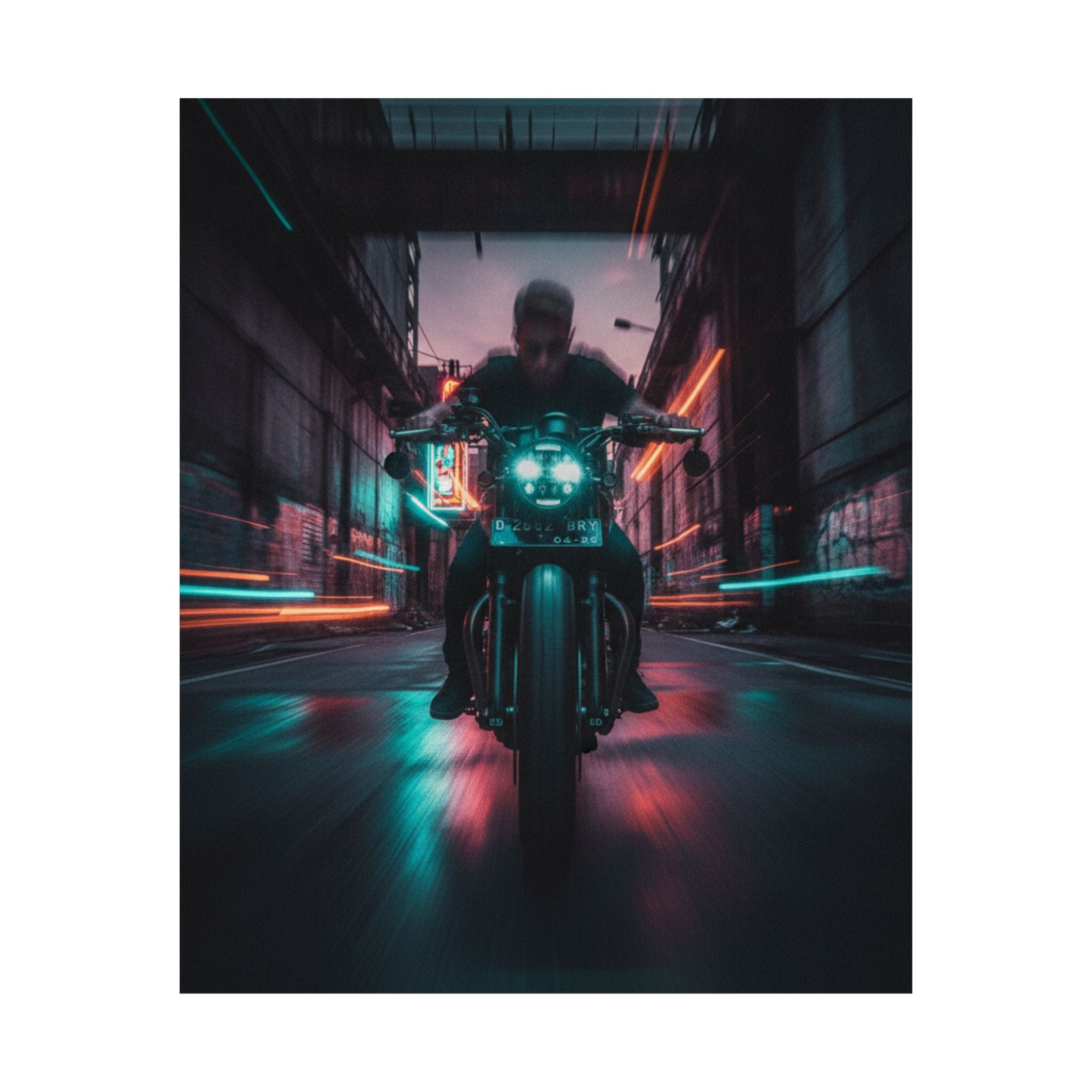 Fast Furious — Motorcycle — Matte Poster