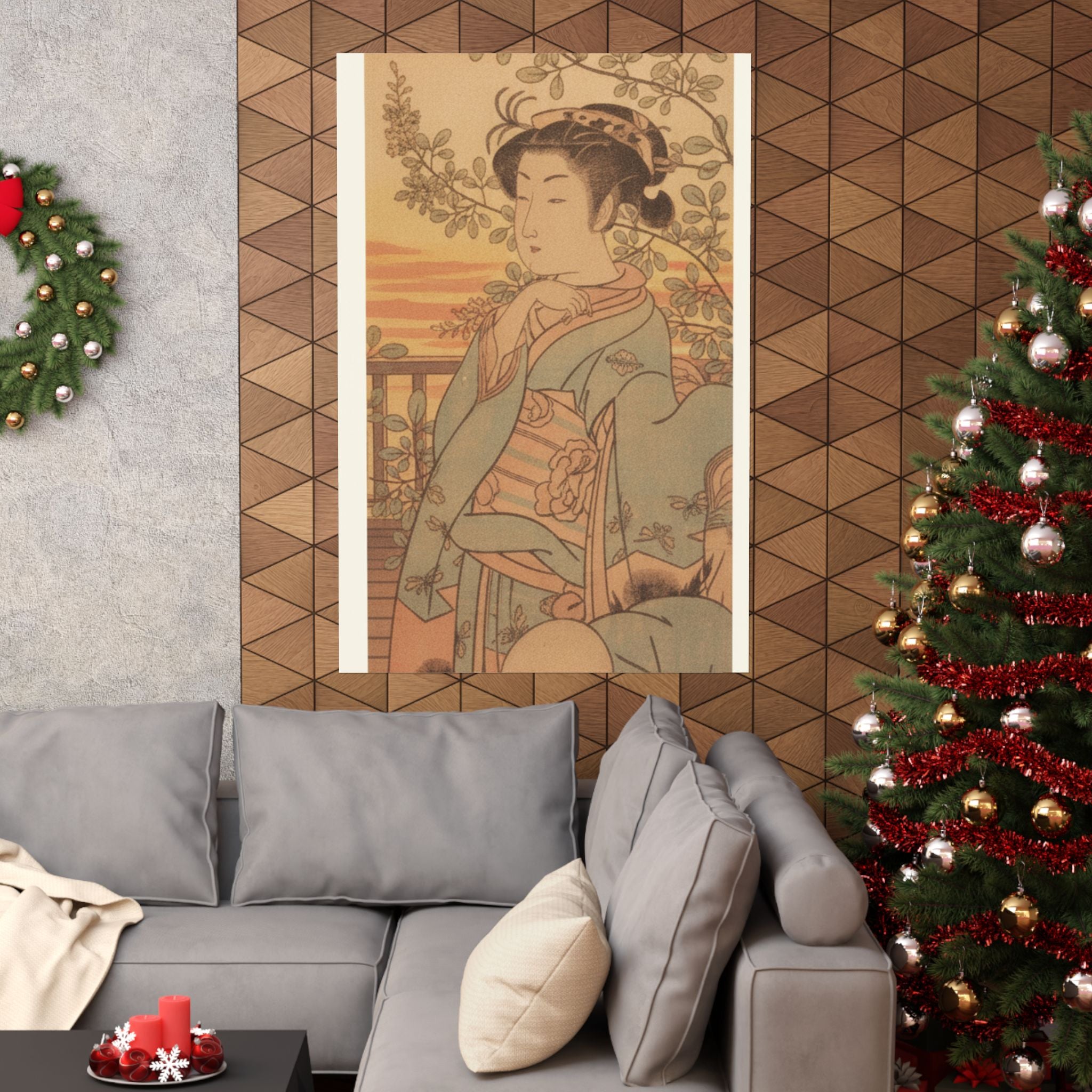 Southern Sunset — A Young Lady And Her Boy Servant — Matte Poster