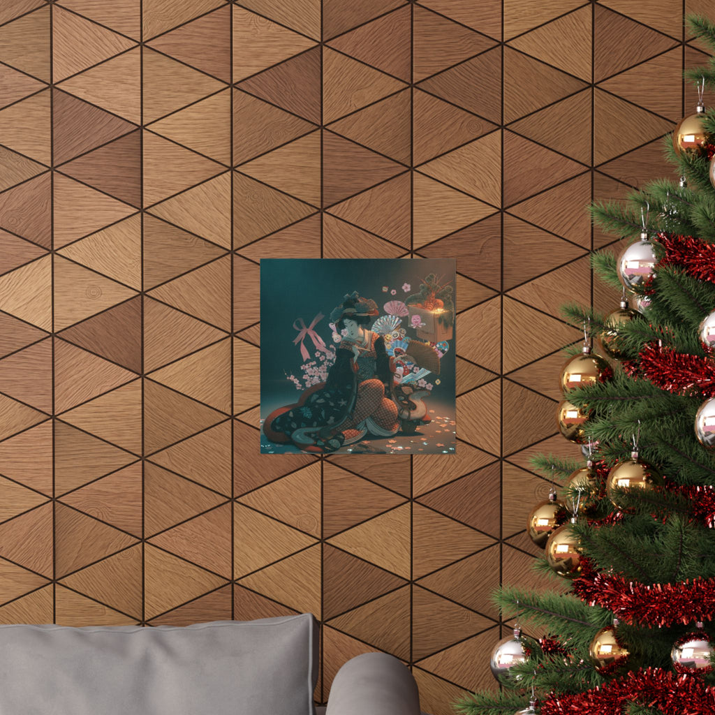 Cinematic — Courtesan And New Year Decoration — Matte Poster