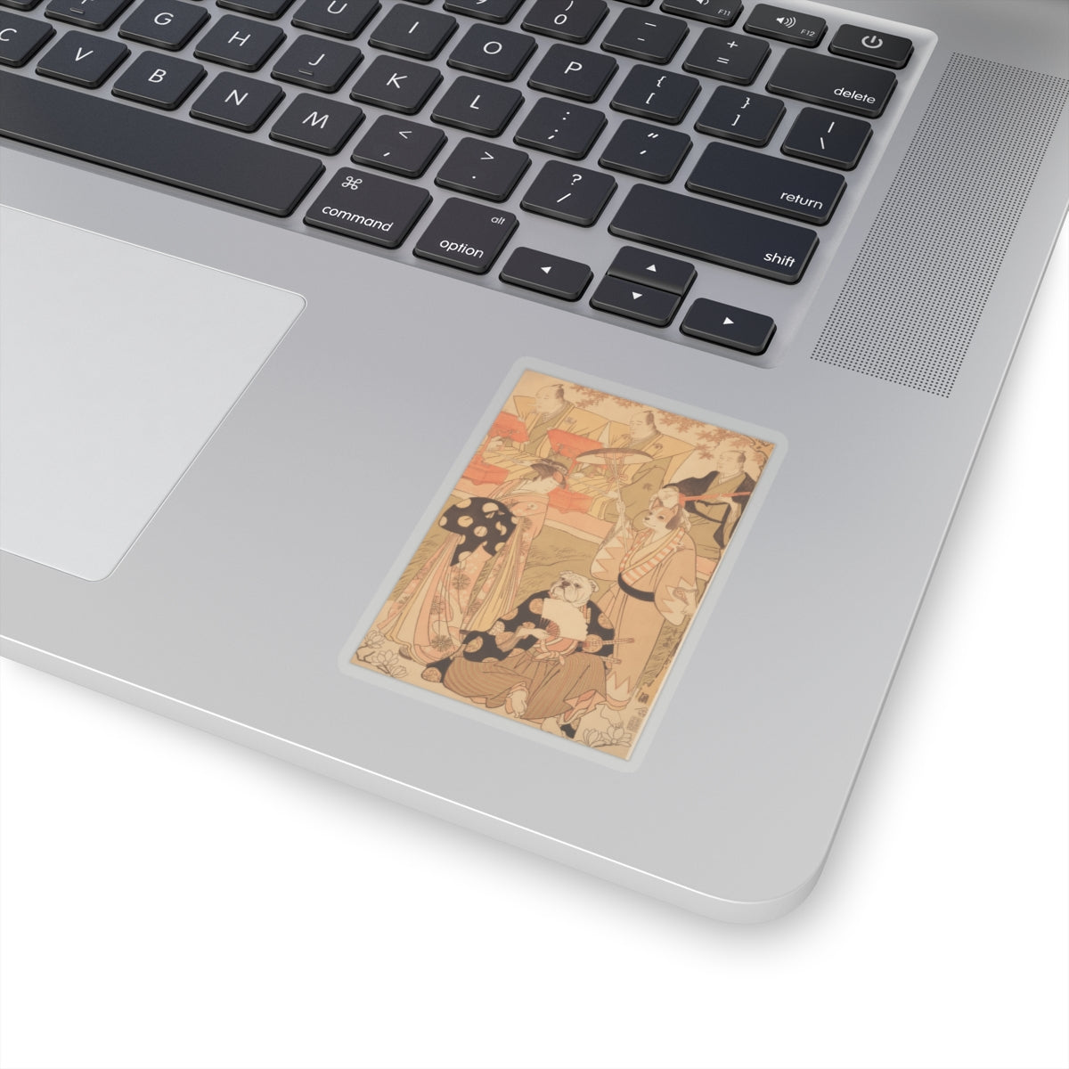Southern Sunset — Theatrical Scene, With Musicians — Kiss-Cut Sticker