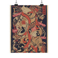 Japanese Street — The Actor Yoshizawa Ayame As A Samurai — Matte Poster