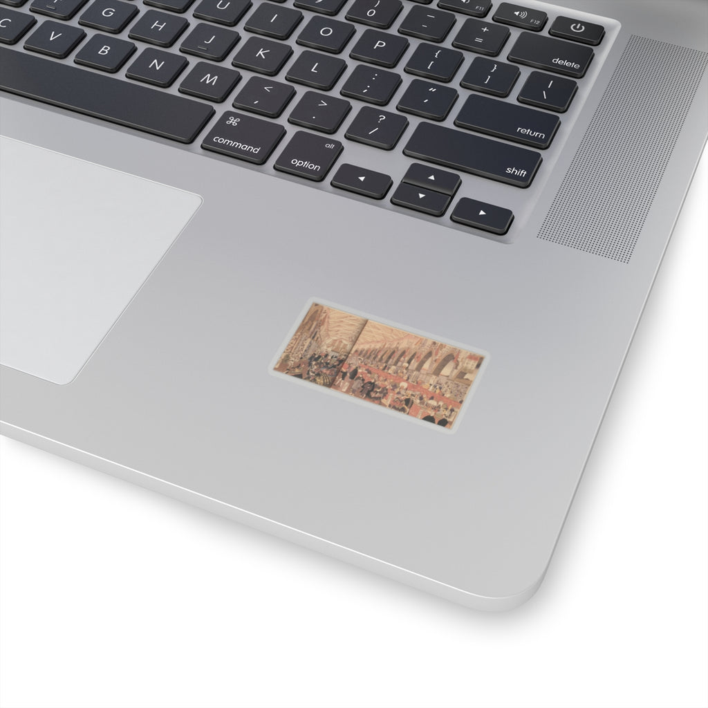 Southern Sunset — Picture Of A Prosperous English Trading Firm In Yokohama — Kiss-Cut Sticker