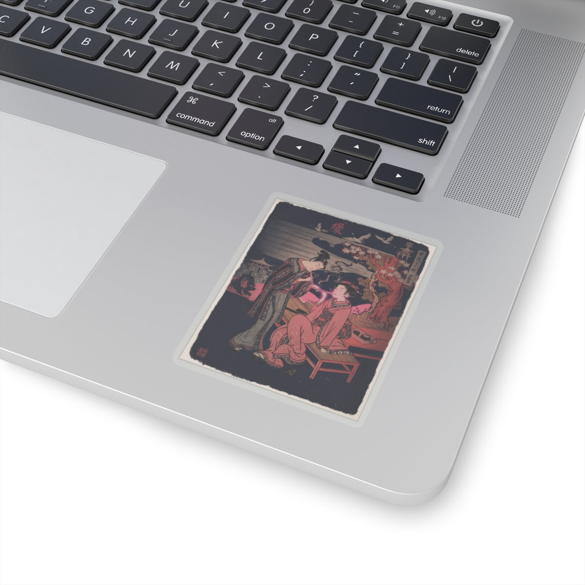 Japanese Street — Sotoba; One Of Seven Komachi — Kiss-Cut Sticker