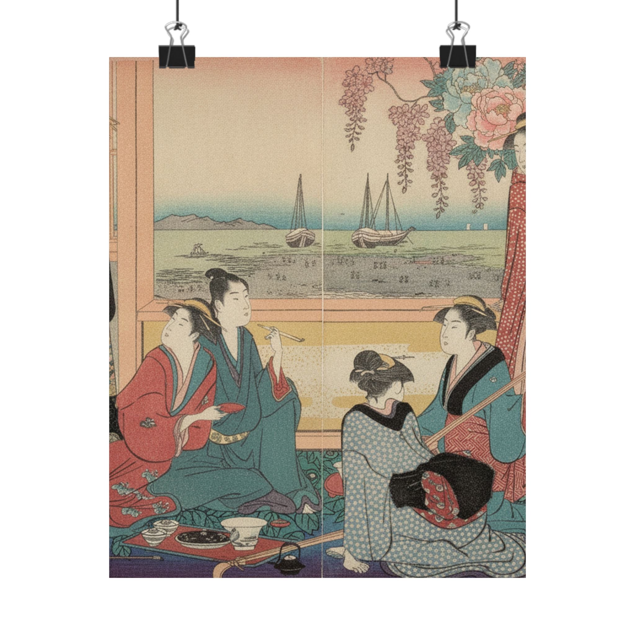 Affirmation — Teahouse In Shinagawa — Matte Poster