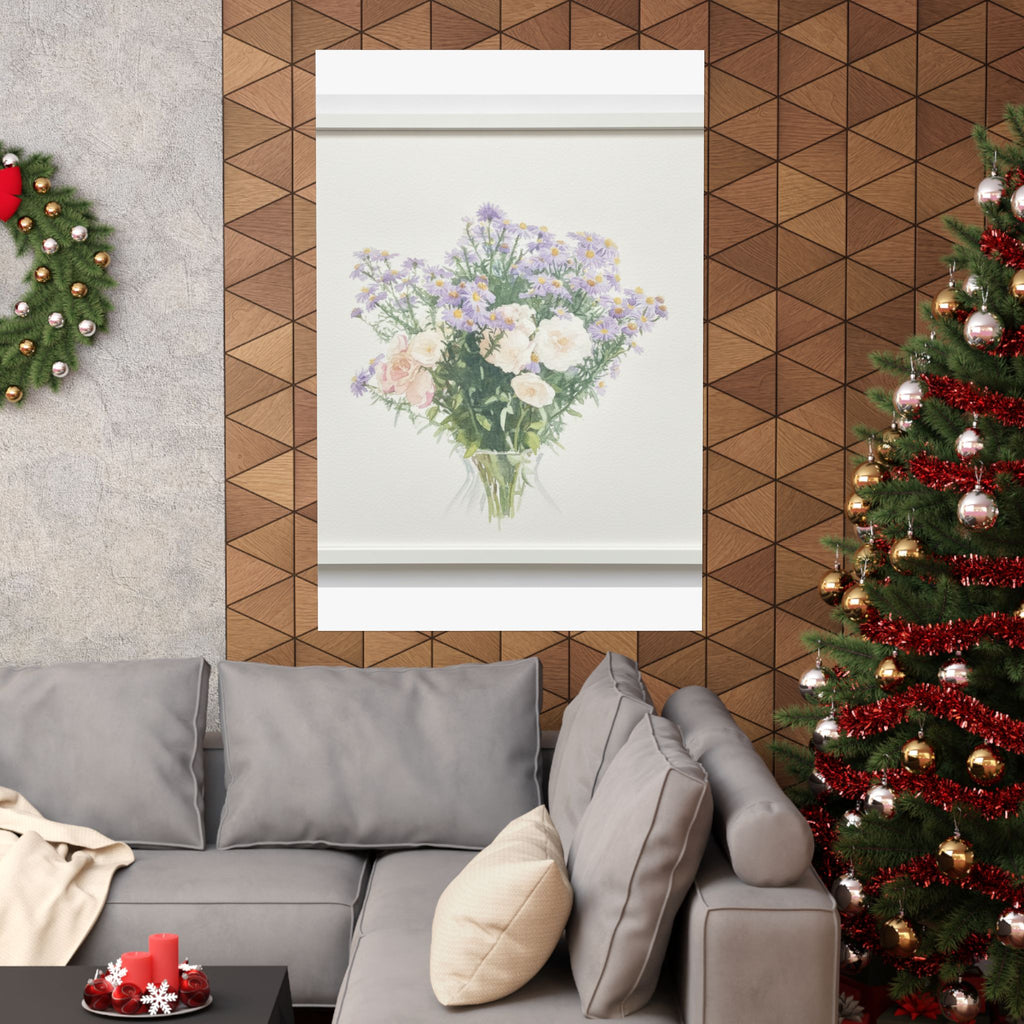 Watercolor — Flowers — Matte Poster