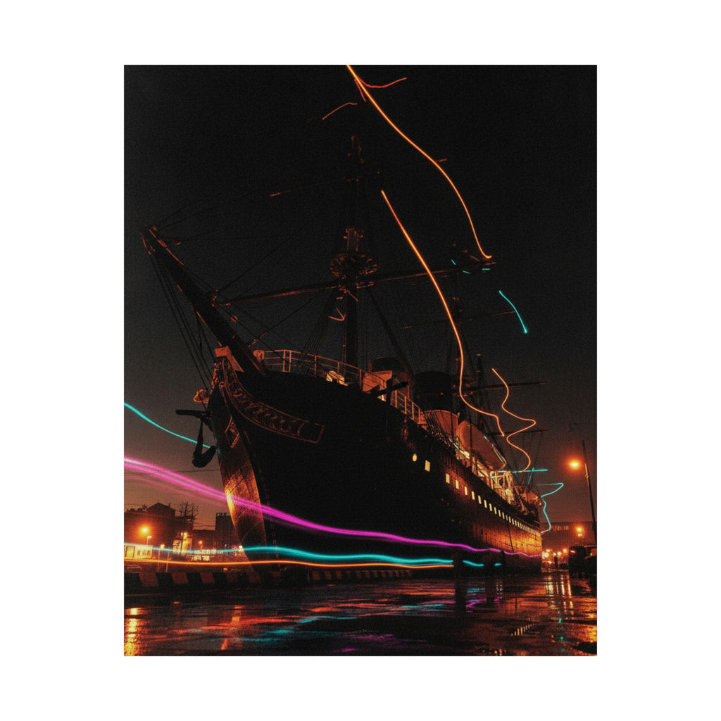 Fast Furious — Yokohama Trade: Picture Of Westerners Shipping Cargo — Matte Poster