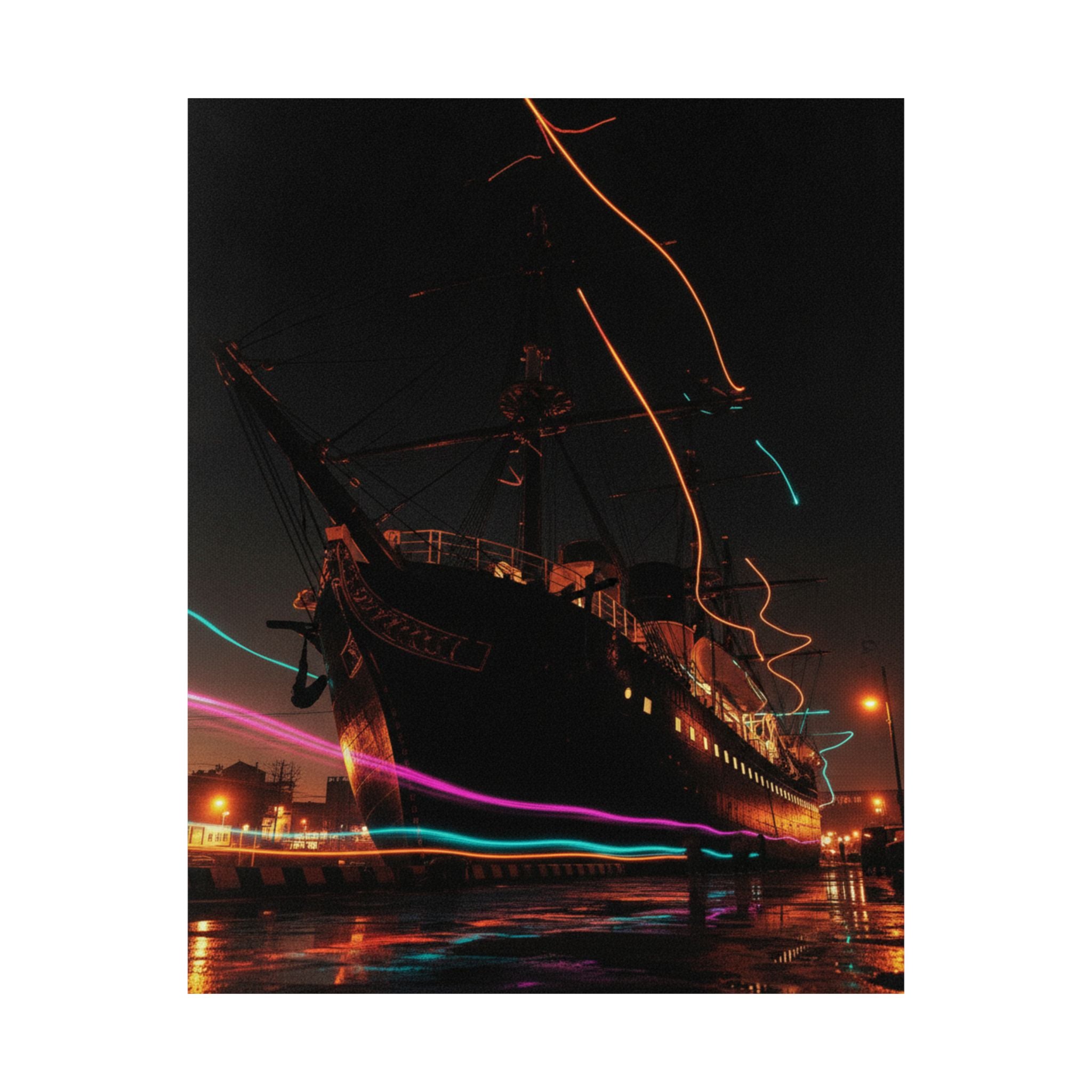 Fast Furious — Yokohama Trade: Picture Of Westerners Shipping Cargo — Matte Poster
