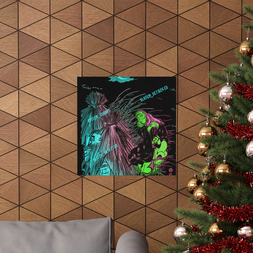 Glitch Culture — Trapping The Fox — Matte Poster