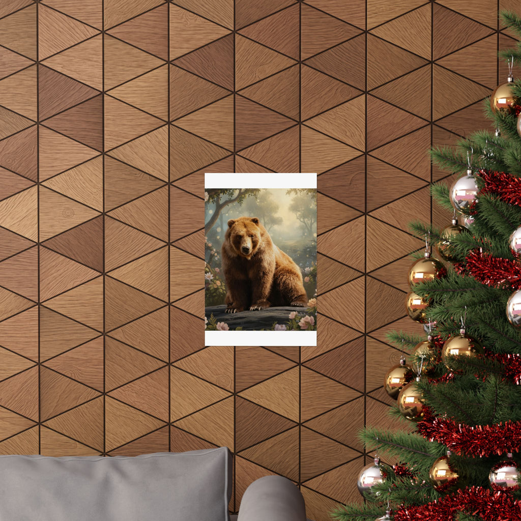 Scenic Nature — Bear — Matte Poster