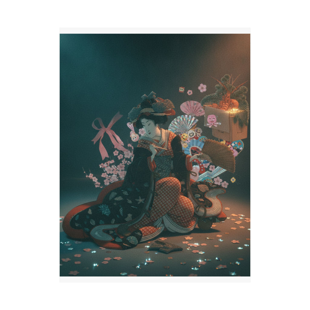 Cinematic — Courtesan And New Year Decoration — Matte Poster