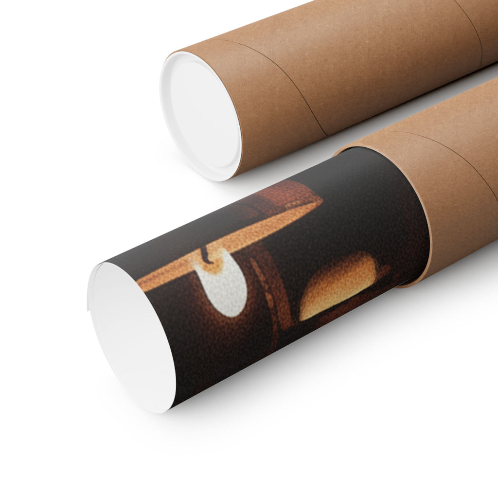 Southern Sunset — Candle — Matte Poster