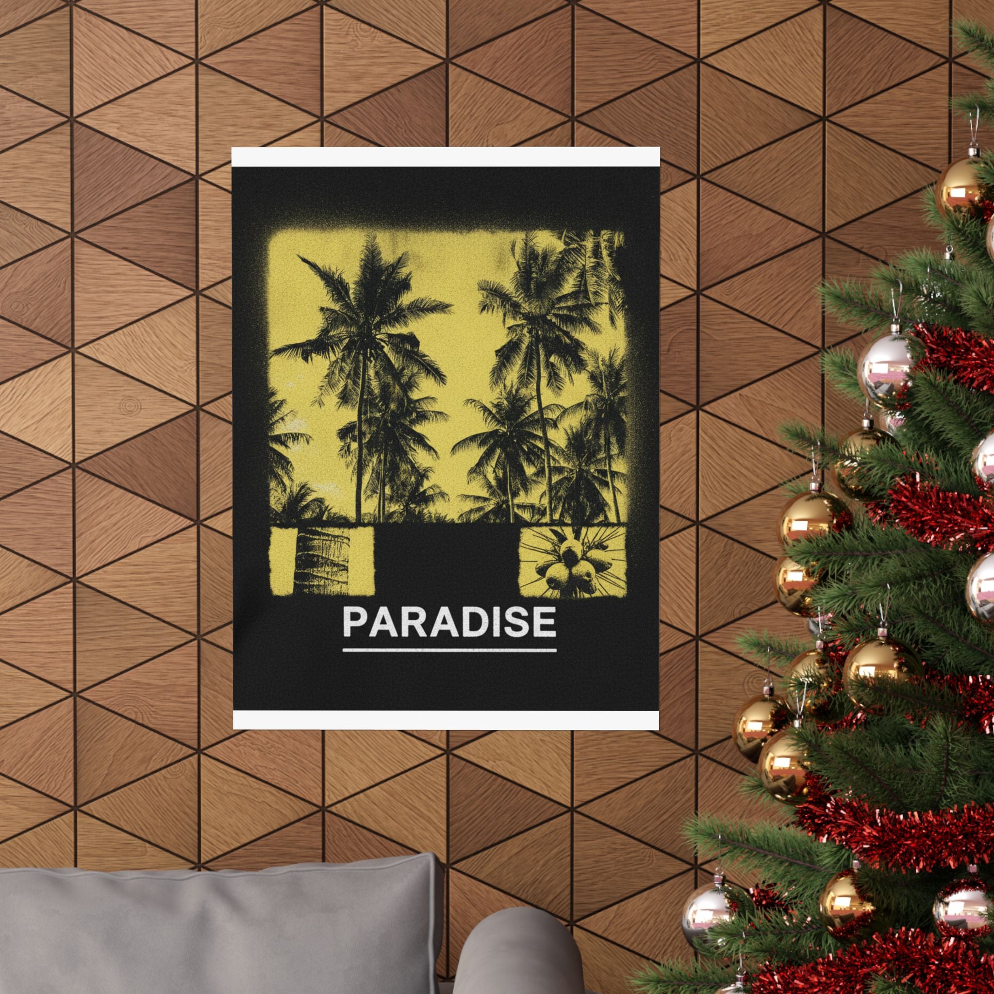 Streetwear Collage — Palms — Matte Poster