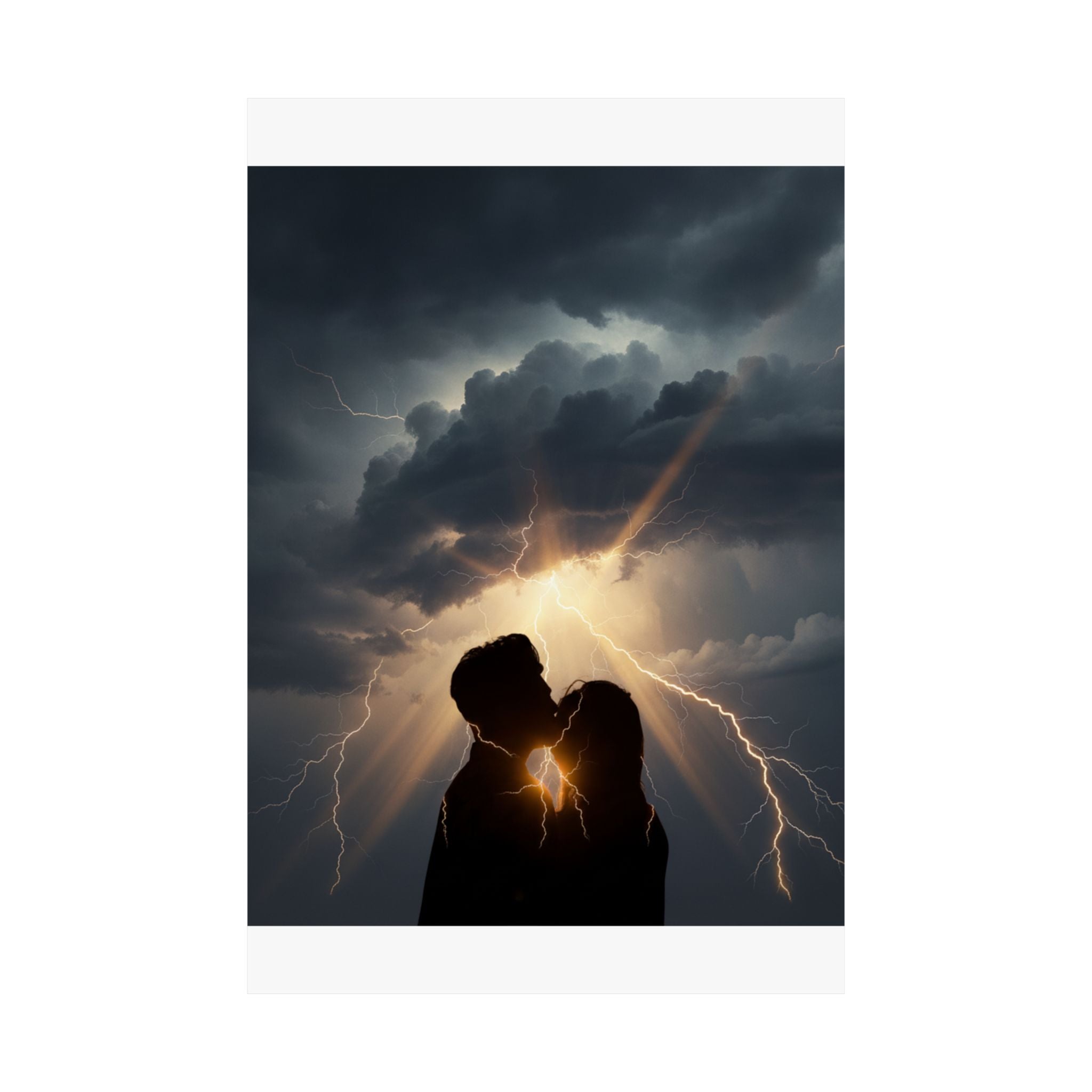 Dramatic Storm — Person — Matte Poster