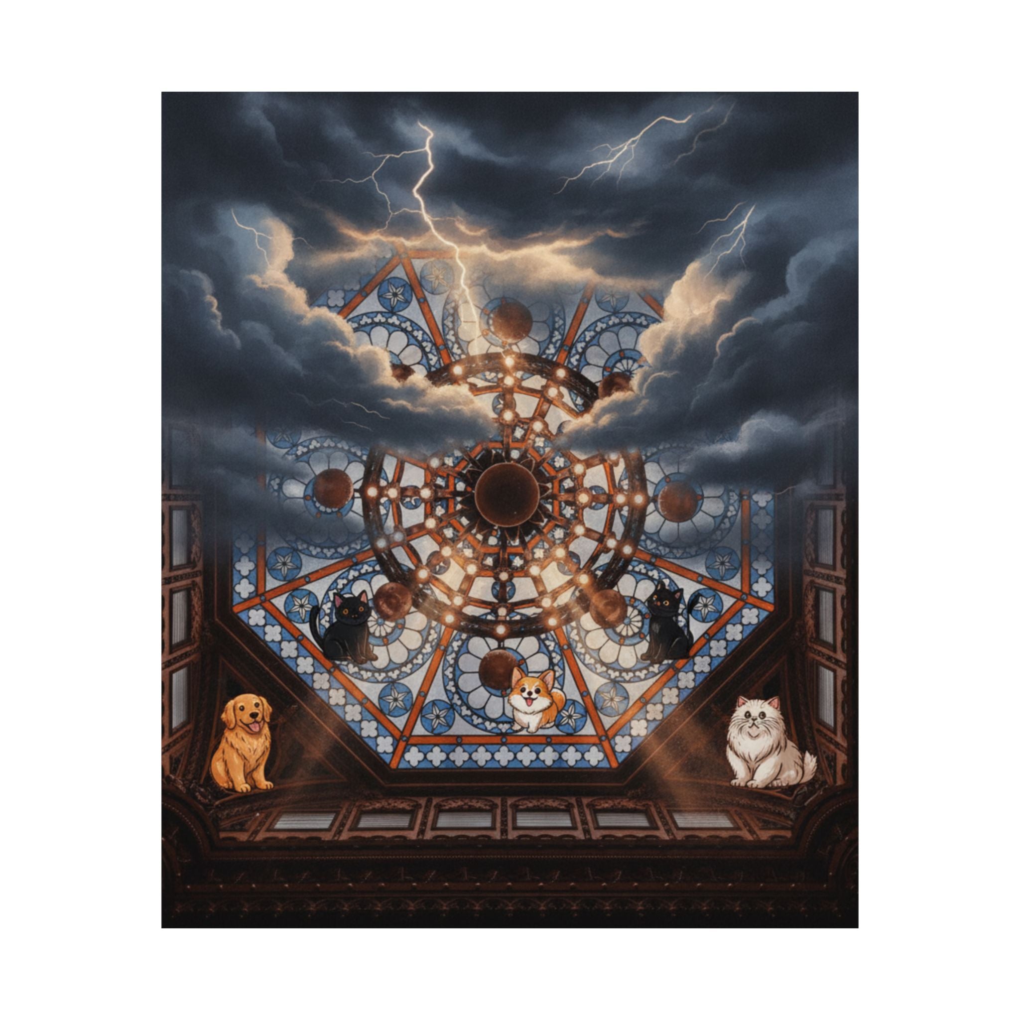 Dramatic Storm — Ceiling — Matte Poster